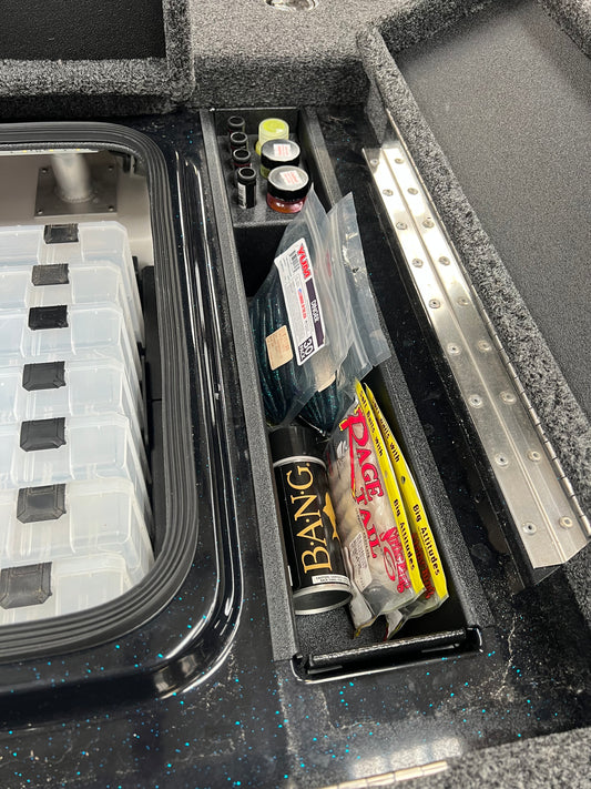NPDBC0017 AMPD Marine Net Tray for 2025 Bass Cat Caracal STS | Dye & Tackle Organizer