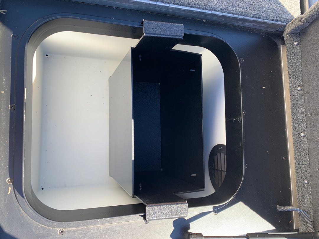 Skeeter ZX200 Trash Can | Custom-Fit Back Deck Waste Bin | AMPD Marine