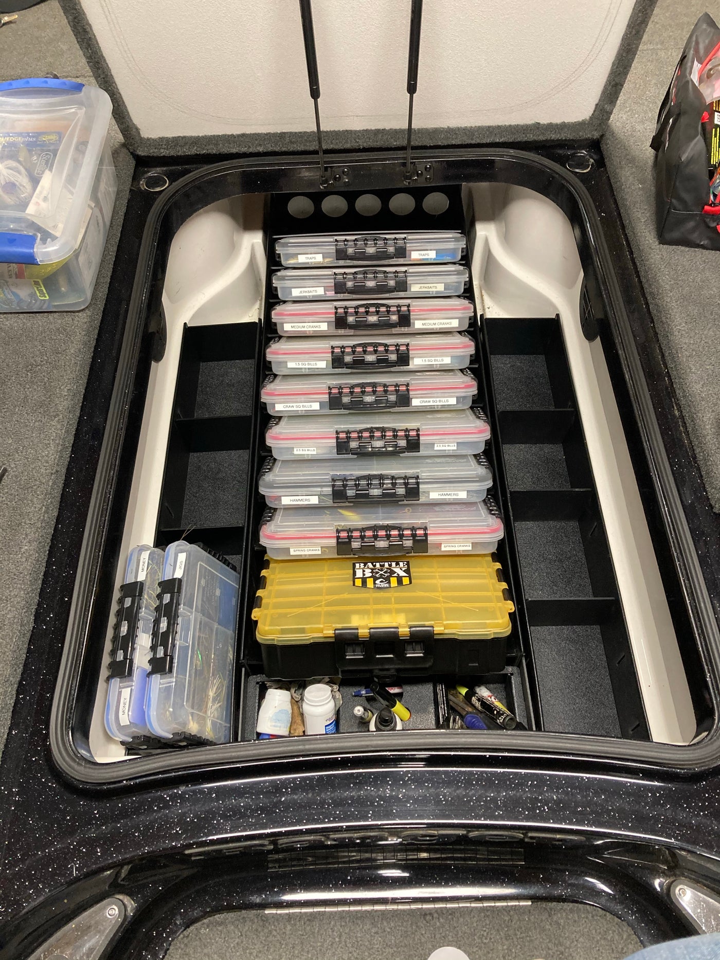 bass boat lure organizer NPDRANG0023 2014-2021 Ranger® Z520C/L FRONT DECK CENTER COMPARTMENT TA – AMPD Marine